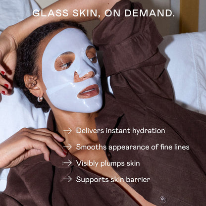 Power Mask - Mascarilla facial coreana en lámina para efecto piel de cristal