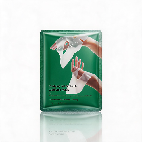 Mascarilla purificante en lámina con aceite de árbol de té